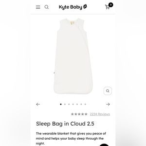 Kyte baby sleep sack